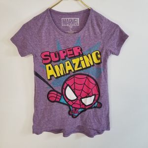 Super amazing purple spiderman Large girls